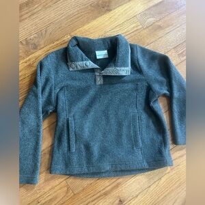 Columbia Charcoal Fleece Jacket Pullover Kids XS